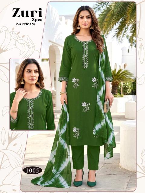 Desi kudi zuri 3pcs surat kurti wholesale market